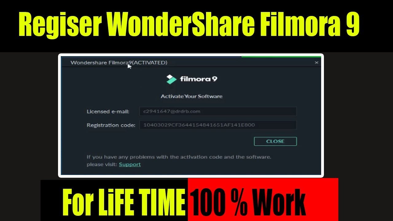 are you able to use the code for filmora on mac and windows
